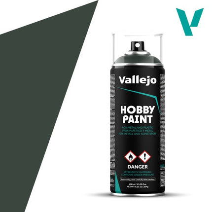 Vallejo Acrylic Hobby Paint Spray - Dark Green