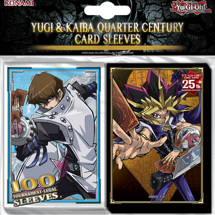 Yugioh Yugi/Kaiba Quarter Century Sleeves