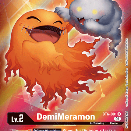 DemiMeramon [BT6-001] (Alternative Art - Box Topper) [Double Diamond]