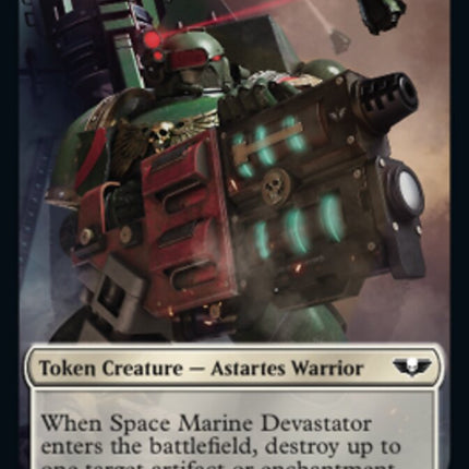 Soldier (002) // Space Marine Devastator Double-sided Token [Universes Beyond: Warhammer 40,000 Tokens]