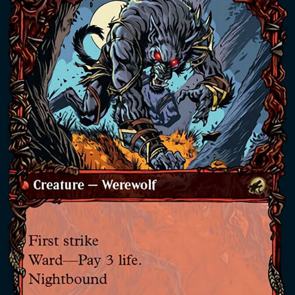 Brutal Cathar // Moonrage Brute (Showcase) [Innistrad: Midnight Hunt]