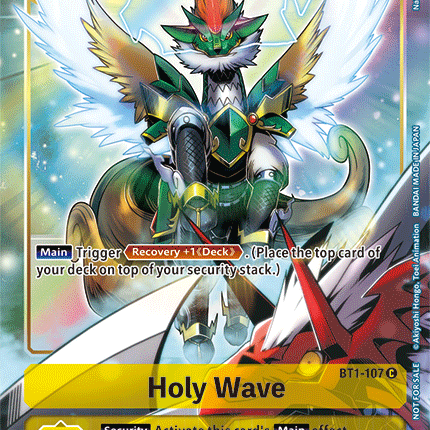Holy Wave [BT1-107] (Dash Pack) [Release Special Booster Ver.1.5 Promos]