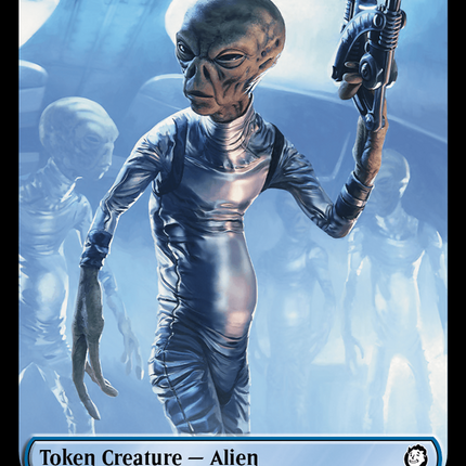 Radiation // Alien Double-Sided Token [Fallout Tokens]