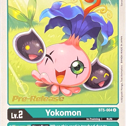 Yokomon [BT5-004] [Battle of Omni Pre-Release Promos]