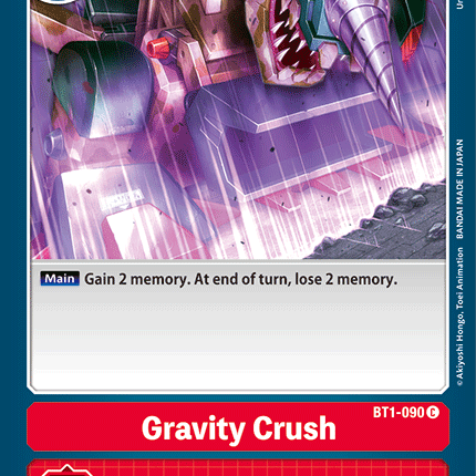 Gravity Crush [BT1-090] [Release Special Booster Ver.1.0]
