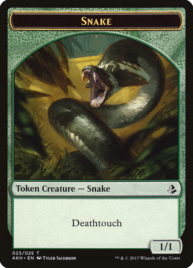 Snake Token [Amonkhet Tokens]