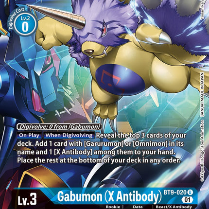 Gabumon (X Antibody) [BT9-020] (Alternate Art) [X Record] – Dark Fox TCG