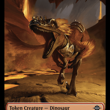 Copy // Dinosaur (0009) Double-Sided Token [The Lost Caverns of Ixalan Tokens]