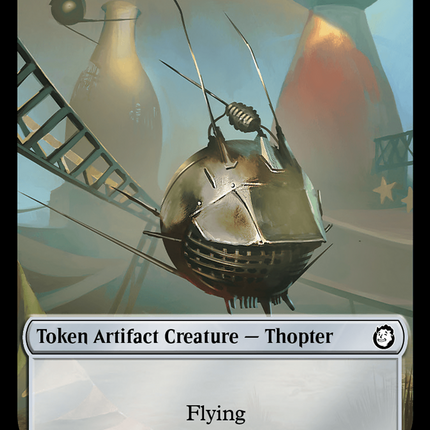 Treasure (0018) // Thopter Double-Sided Token [Fallout Tokens]