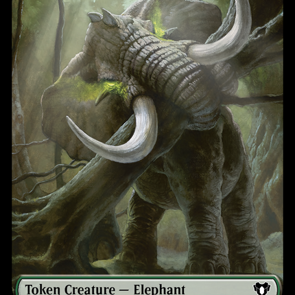Elephant Token [Commander Masters Tokens]