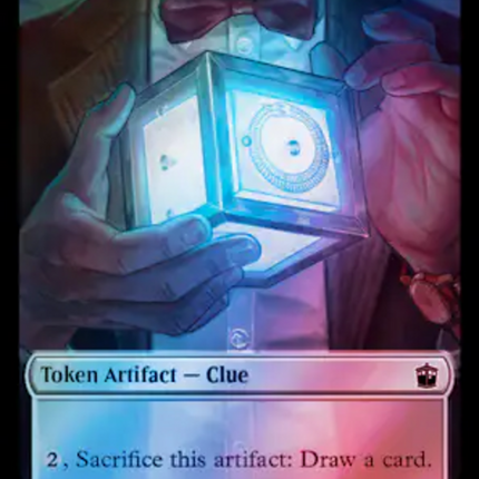 Alien // Clue (0054) Double-Sided Token (Surge Foil) [Doctor Who Tokens]