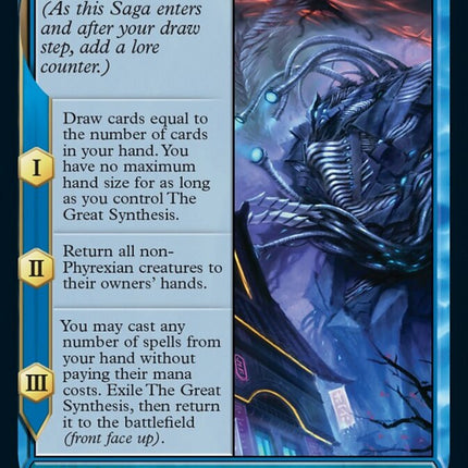 Jin-Gitaxias // The Great Synthesis (Borderless) [March of the Machine] Serialized Foil