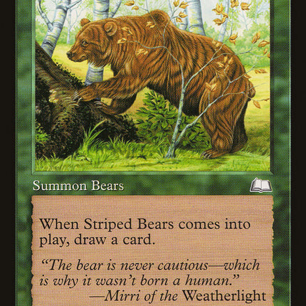 Striped Bears [Weatherlight]