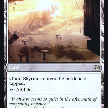 Ondu Inversion // Ondu Skyruins [Zendikar Rising Promos] Prerelease Foil