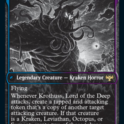 Runo Stromkirk // Krothuss, Lord of the Deep (Showcase) [Innistrad: Crimson Vow]