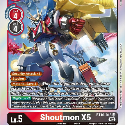 Shoutmon X5 [BT10-013] [Xros Encounter]