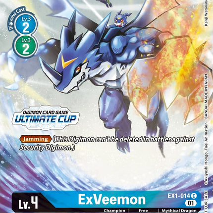 ExVeemon [EX1-014] (April Ultimate Cup 2022) [Classic Collection Promos]