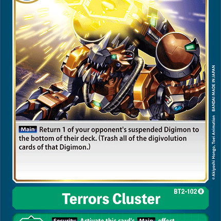 Terrors Cluster [BT2-102] [Release Special Booster Ver.1.0]