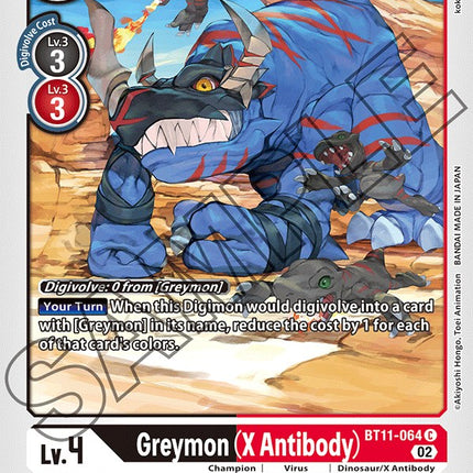 Greymon (X Antibody) [BT11-064] [Dimensional Phase]