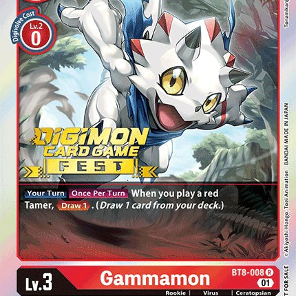 Gammamon [BT8-008] (Digimon Card Game Fest 2022) [New Awakening Promos]