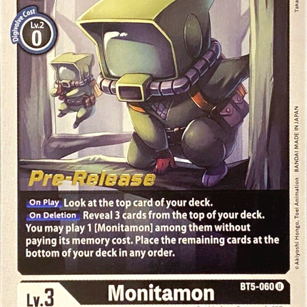Monitamon [BT5-060] [Battle of Omni Pre-Release Promos]