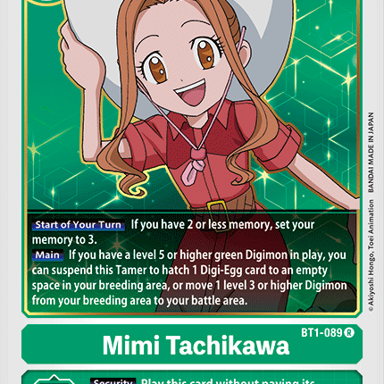 Mimi Tachikawa [BT1-089] [Release Special Booster Ver.1.0]