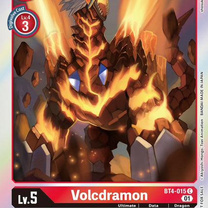Volcdramon [BT4-015] (ST-11 Special Entry Pack) [Great Legend Promos]