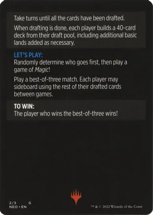 Winchester Draft // Winchester Draft (cont'd) [Kamigawa: Neon Dynasty Minigames]