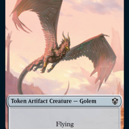 Golem (025) // Thopter Token [Commander 2021 Tokens]