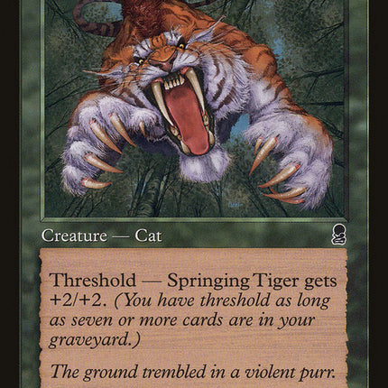 Springing Tiger [Odyssey]