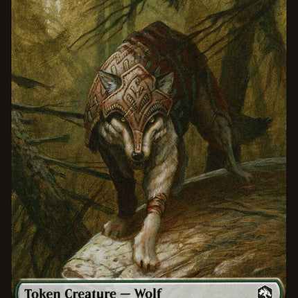 Wolf (014) // Treasure (015) Double-sided Token [Challenger Decks 2022 Tokens]
