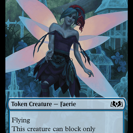 Faerie // Food (0013) Double-Sided Token [Wilds of Eldraine Tokens]