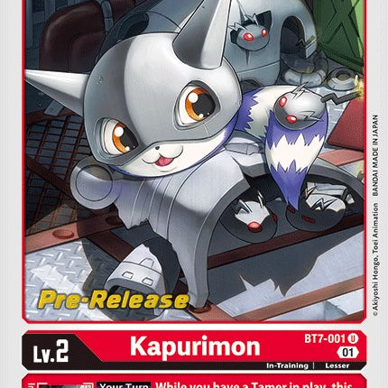 Kapurimon [BT7-001] [Next Adventure Pre-Release Cards]