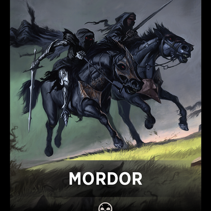 Mordor Theme Card [The Lord of the Rings: Tales of Middle-Earth Tokens]