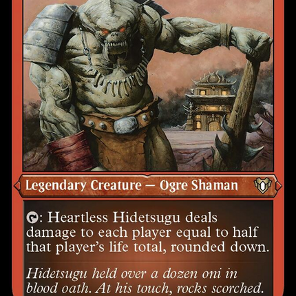 Heartless Hidetsugu (Foil Etched) [Commander Masters]