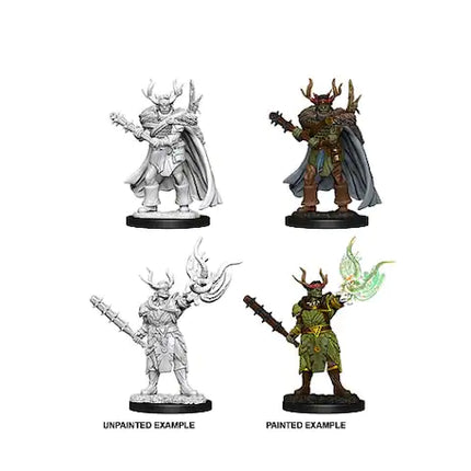 Pathfinder Deep Cuts: Male Half-Orc Druid