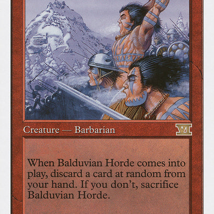 Balduvian Horde [Classic Sixth Edition]