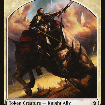 Knight Ally [Battle for Zendikar Tokens]