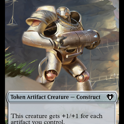 City's Blessing // Construct (41) Double-Sided Token [Commander Masters Tokens]
