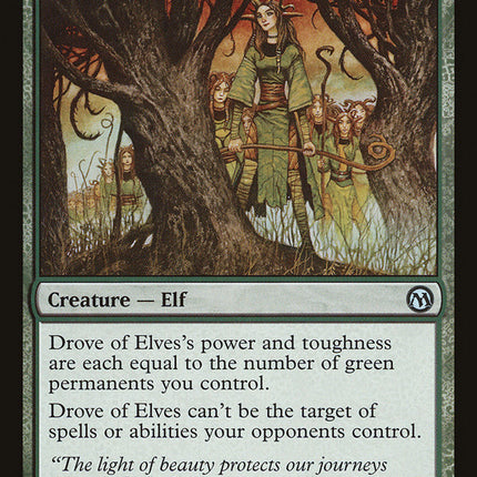 Drove of Elves [Duels of the Planeswalkers]