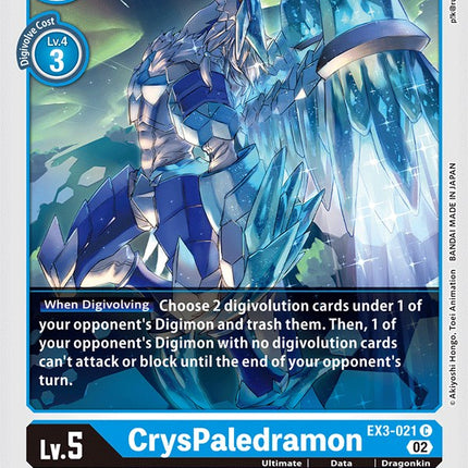 CrysPaledramon [EX3-021] [Draconic Roar]