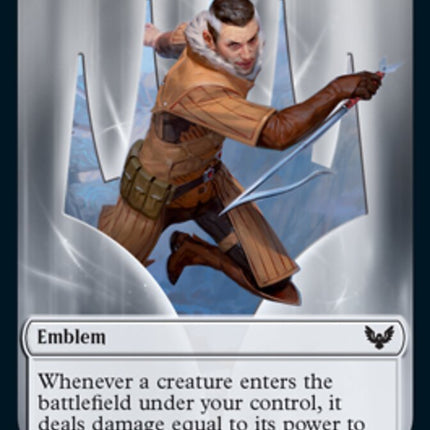 Spirit // Emblem - Lukka, Wayward Bonder Token [Strixhaven: School of Mages Tokens]