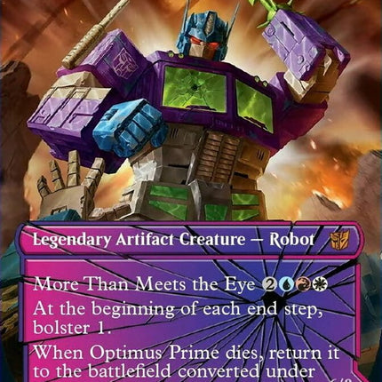 Optimus Prime, Hero // Optimus Prime, Autobot Leader (Borderless) [Transformers]