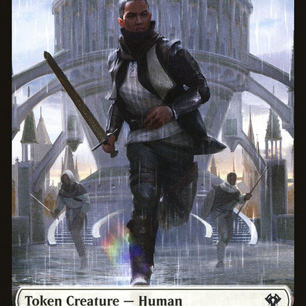 Human // Treasure Double-sided Token [Commander 2020 Tokens]