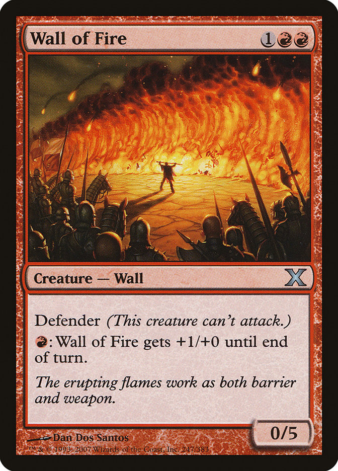 Wall of Fire [Tenth Edition]