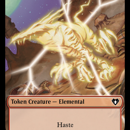 Elemental Token (25) [Commander Masters Tokens]