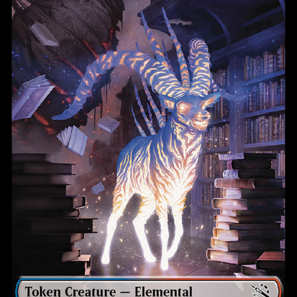 Elemental (9) // Thopter Double-Sided Token [March of the Machine Tokens]