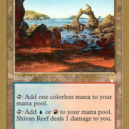 Shivan Reef [World Championship Decks 2002]