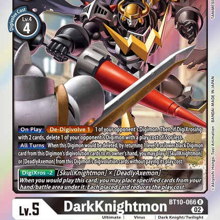 DarkKnightmon [BT10-066] [Xros Encounter]