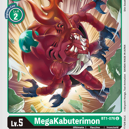 MegaKabuterimon [BT1-076] (Tamer Battle Pack) [Release Special Booster Ver.1.0 Promos]